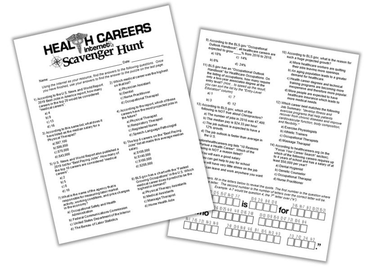 Internet scavenger hunt answer key