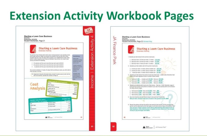 Ja finance park answer key