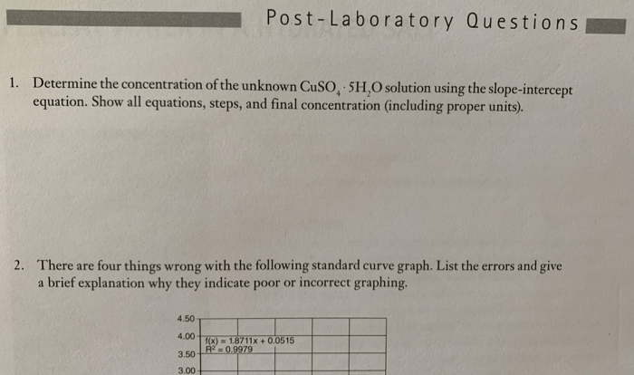 A student is given a sample of cuso4