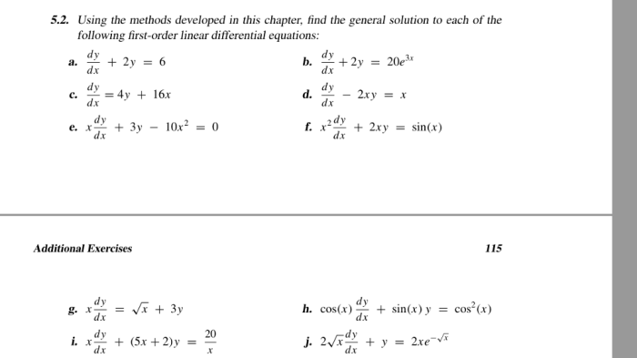 Consider the differential equation dy dx 3x 2 e 2y