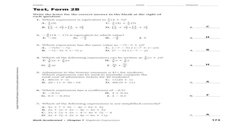 Math accelerated chapter 8 equations and inequalities